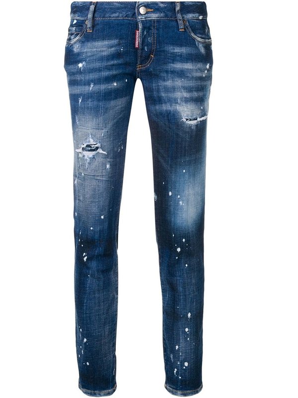 Dsquared2 Splash Paint Jeans - blue Dsquared2 Splash Paint Jeans - blue
