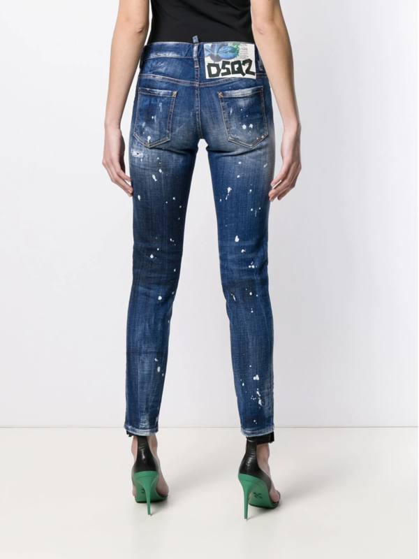 Dsquared2 Splash Paint Jeans - blue Dsquared2 Splash Paint Jeans - blue
