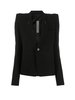 Rick Owens Tecuatl Padded Shoulder Strap Detail Blazer - black - Thumbnail 5