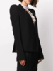 Rick Owens Tecuatl Padded Shoulder Strap Detail Blazer - black - Thumbnail 2