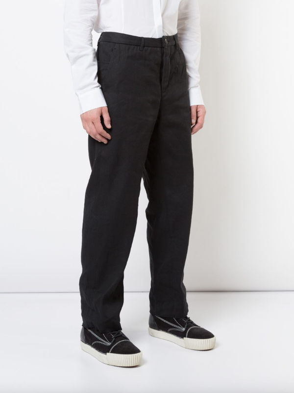 Unisex Woven Cotton Washi Box Pocket Pants Unisex Woven Cotton Washi Box Pocket Pants