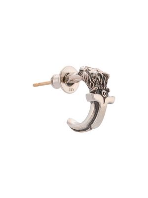 Wolf Dagger Pierce Silver | Garmentory