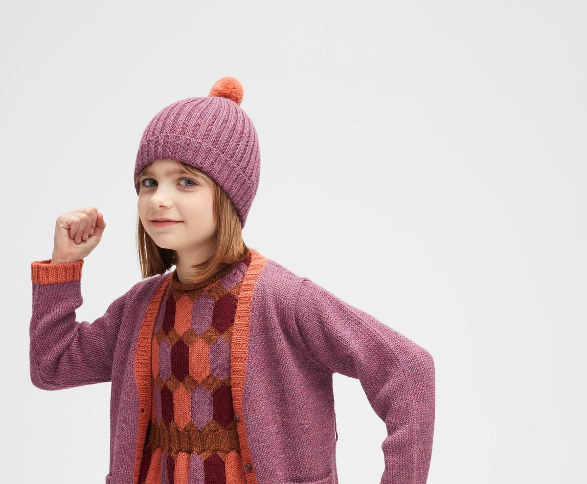 kids Oeuf Knit Pom Pom Hat - Image 2 of 3