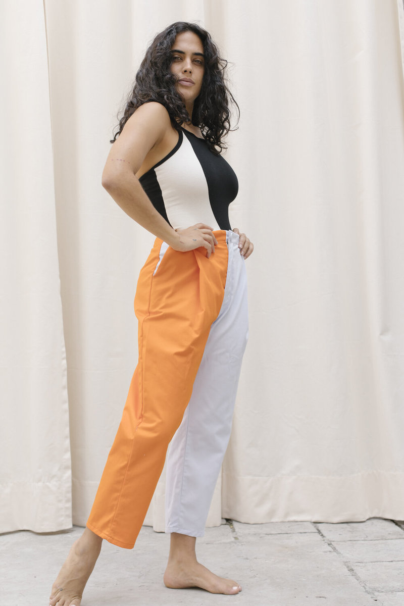 UNISEX Nin Studio ZOOT PANT -  LILAC / ORANGE