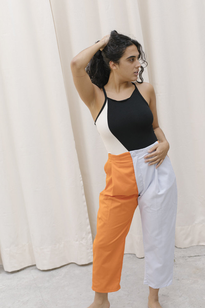 UNISEX Nin Studio ZOOT PANT -  LILAC / ORANGE