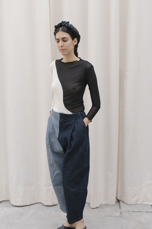 Unisex Nin Studio Zoot Pant - Denim Denim Unisex Nin Studio Zoot Pant - Denim Denim