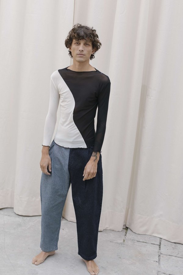 Unisex Nin Studio Zoot Pant - Denim Denim Unisex Nin Studio Zoot Pant - Denim Denim