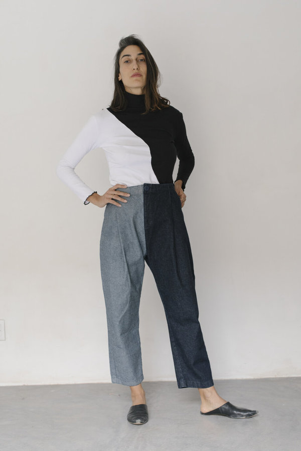 Unisex Nin Studio Zoot Pant - Denim Denim Unisex Nin Studio Zoot Pant - Denim Denim