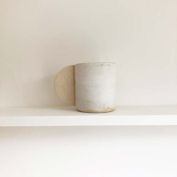 Brutes ceramics Large romantic cup - cream Brutes ceramics Large romantic cup - cream