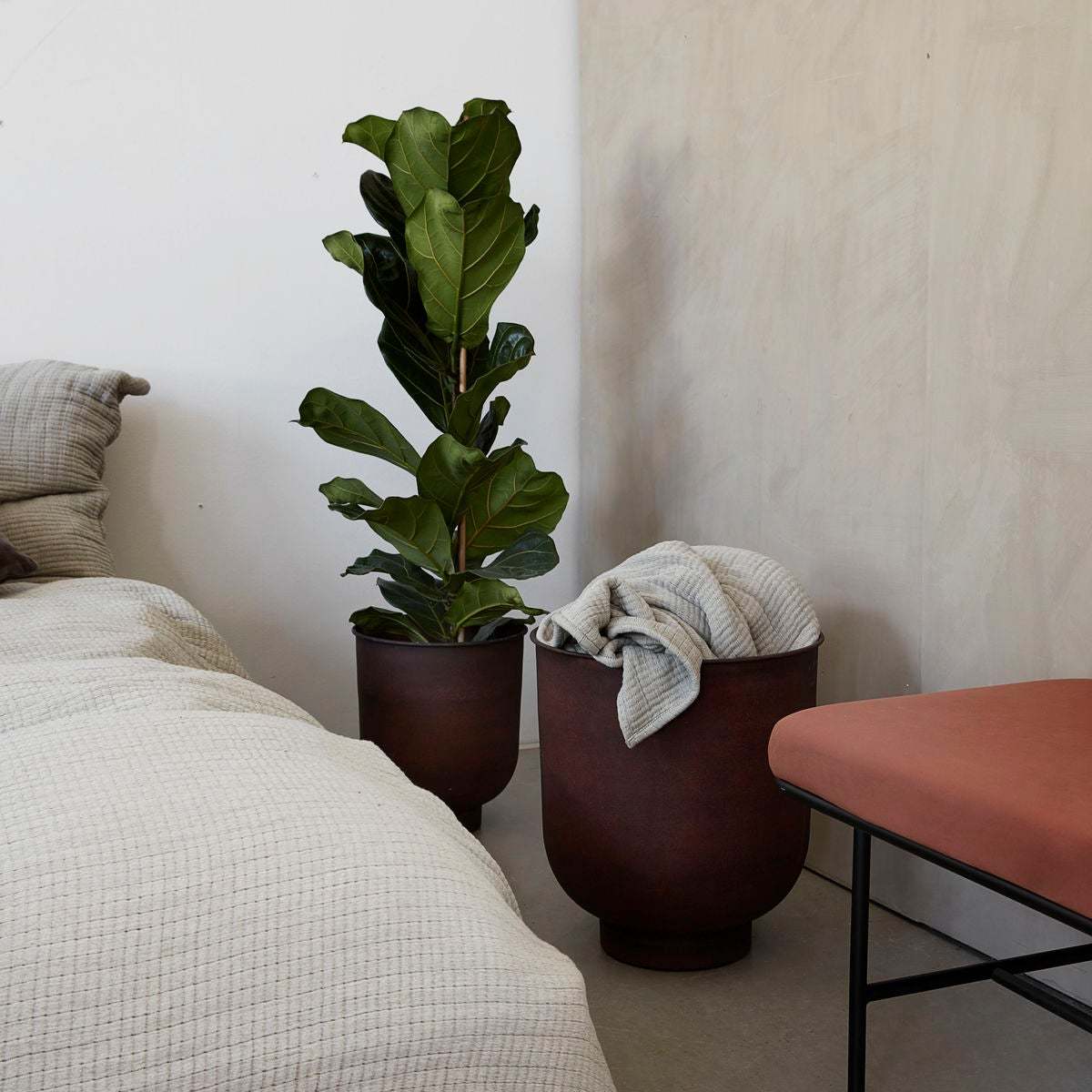 House Doctor Vig small planter - burnt henna - Image 2 of 4