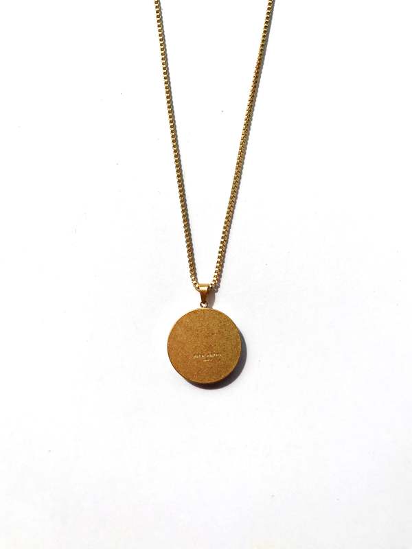 MATTER MATTERS Circle Necklace - Gold Plated/Snow MATTER MATTERS Circle Necklace - Gold Plated/Snow