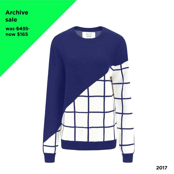 MATTER MATTERS Grids Crew Neck Wool and Cashmere-Blend Pullover - NAVY MATTER MATTERS Grids Crew Neck Wool and Cashmere-Blend Pullover - NAVY