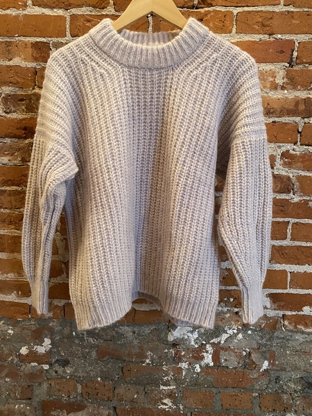 Lauren Manoogian Alpaca sweater - Lilac/gray