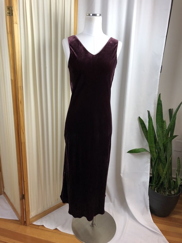 Margaret O'Leary Velvet Maxi Dress (M) Margaret O'Leary Velvet Maxi Dress (M)