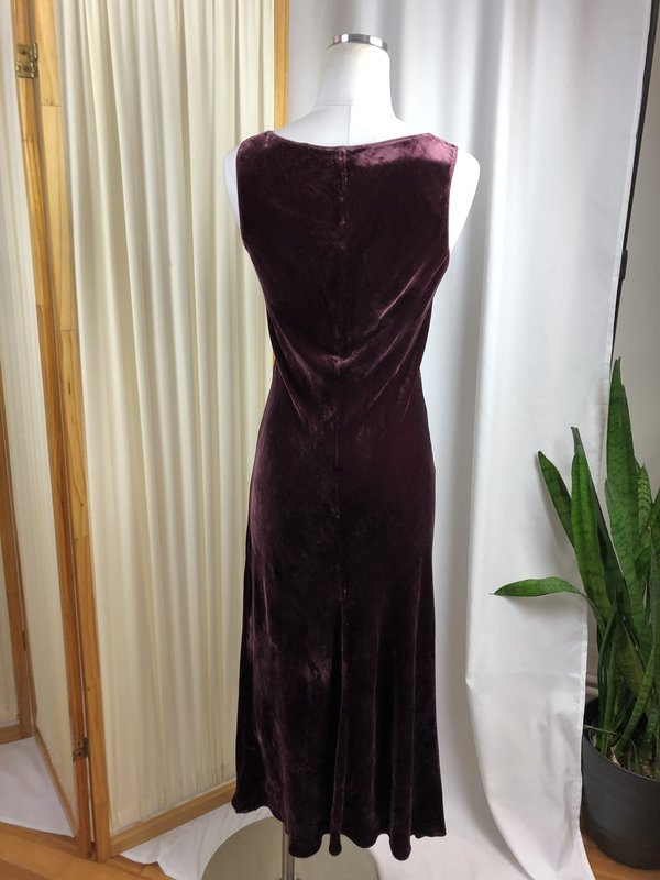 Margaret O'Leary Velvet Maxi Dress (M) Margaret O'Leary Velvet Maxi Dress (M)