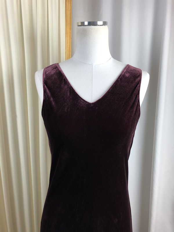 Margaret O'Leary Velvet Maxi Dress (M) Margaret O'Leary Velvet Maxi Dress (M)