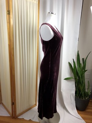 Margaret O'Leary Velvet Maxi Dress (M) Margaret O'Leary Velvet Maxi Dress (M)