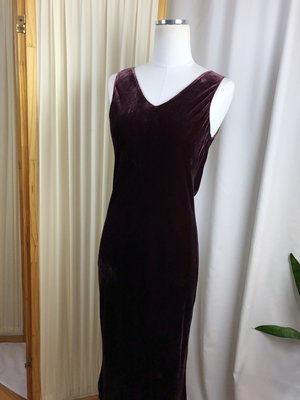 Margaret O'Leary Velvet Maxi Dress (M) Margaret O'Leary Velvet Maxi Dress (M)