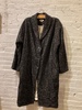 Samuji Textured Wool Coat - Plaid - Thumbnail 1