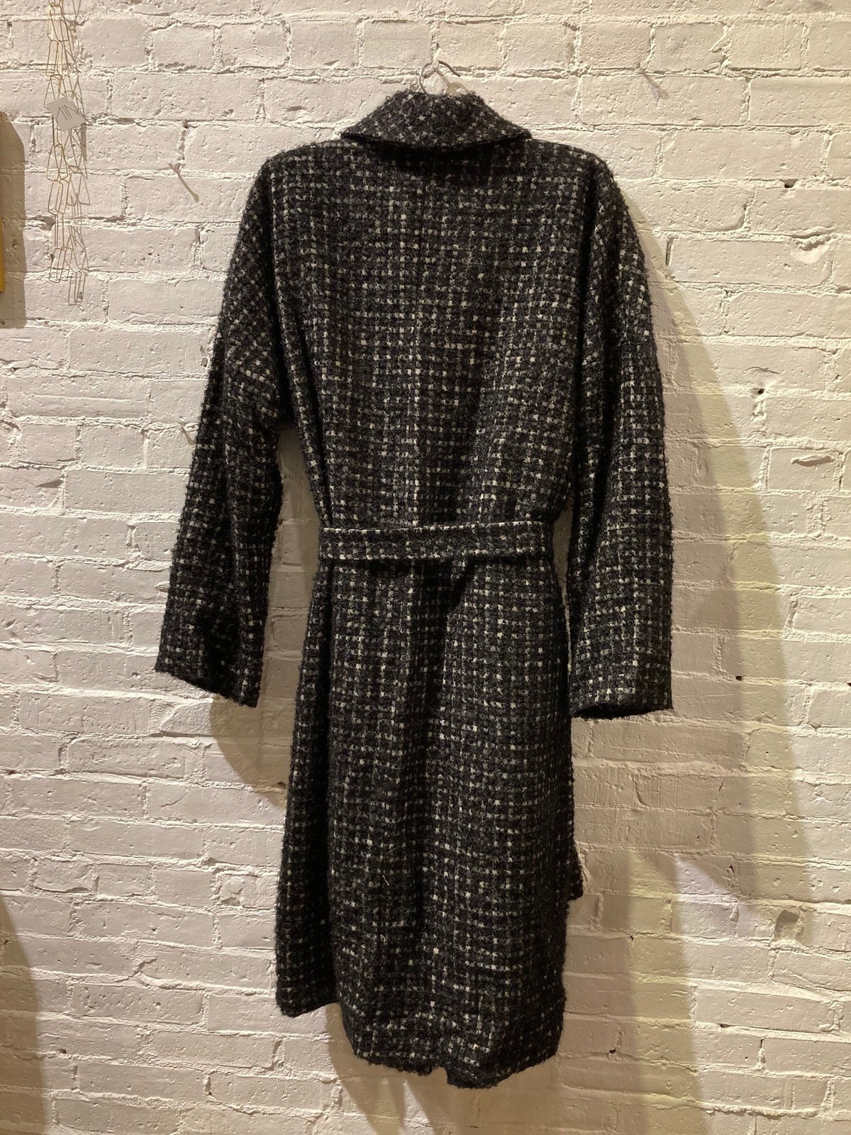Samuji Textured Wool Coat - Plaid - Image 4 of 5
