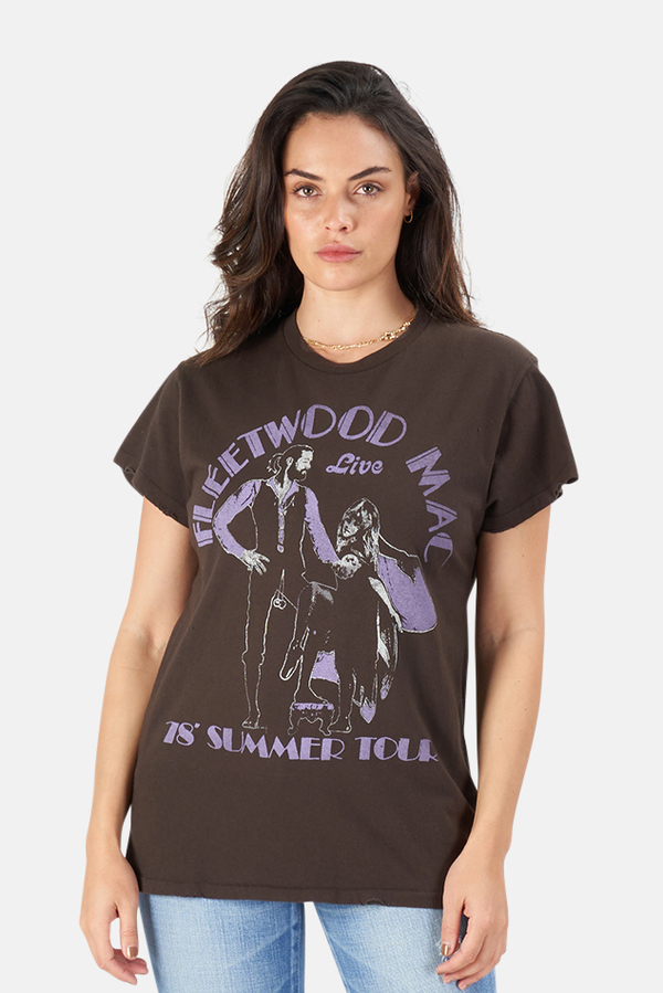 MadeWorn Rock Fleetwood Mac '78 T-Shirt - Dirty Black MadeWorn Rock Fleetwood Mac '78 T-Shirt - Dirty Black