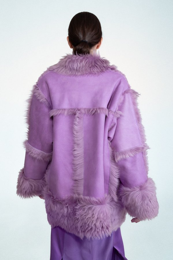 Jovana Markovic Iskra Coat - Purple Jovana Markovic Iskra Coat - Purple