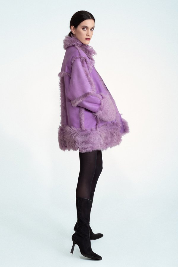 Jovana Markovic Iskra Coat - Purple Jovana Markovic Iskra Coat - Purple