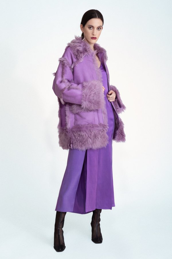 Jovana Markovic Iskra Coat - Purple Jovana Markovic Iskra Coat - Purple