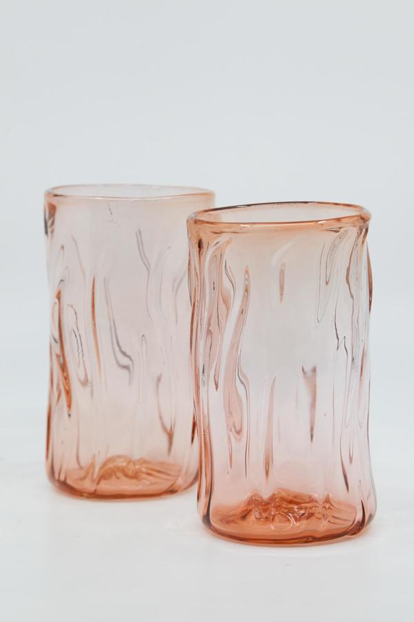 Rocket Glass Works Branch Pint Glass - Rose