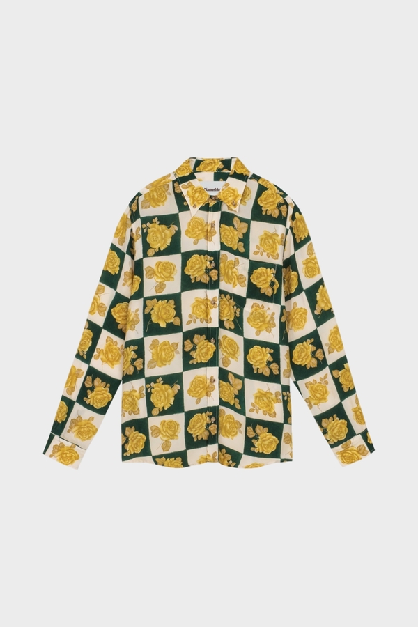 Nanushka Kaleb Shirt - Rose Check Nanushka Kaleb Shirt - Rose Check