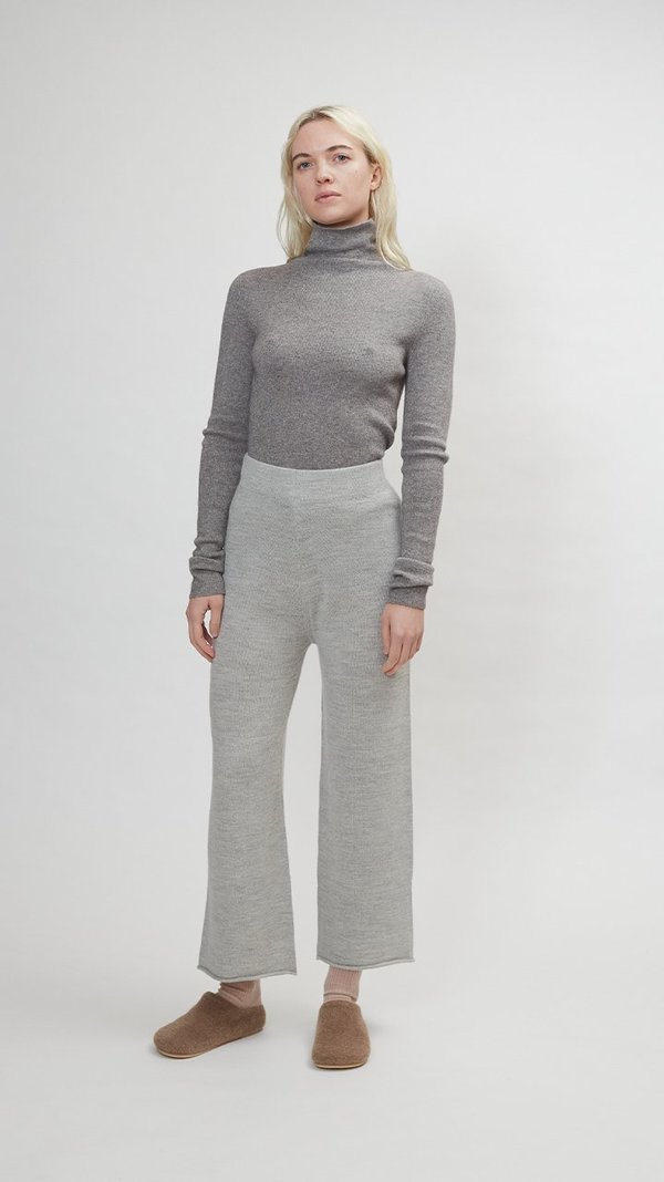 Lauren Manoogian Fine New Miter Pants - Light Grey Lauren Manoogian Fine New Miter Pants - Light Grey