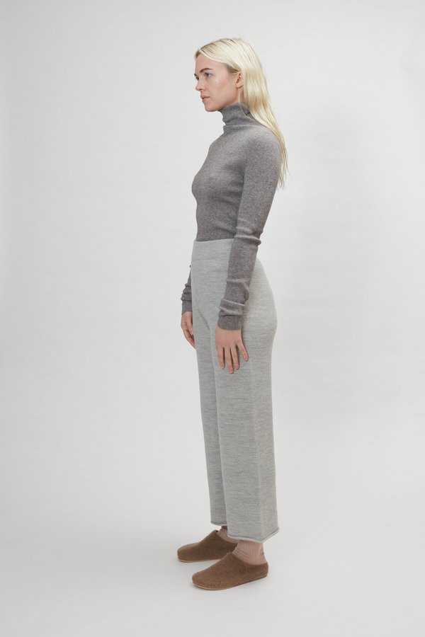 Lauren Manoogian Fine New Miter Pants - Light Grey Lauren Manoogian Fine New Miter Pants - Light Grey