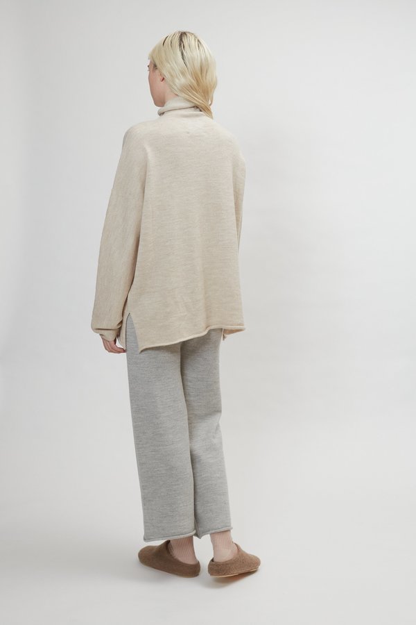 Lauren Manoogian Fine Rollneck Sweater in Hessian Lauren Manoogian Fine Rollneck Sweater in Hessian