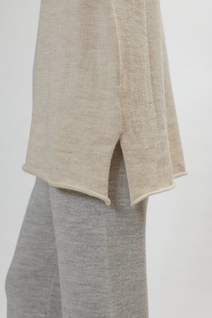 Lauren Manoogian Fine Rollneck Sweater in Hessian Lauren Manoogian Fine Rollneck Sweater in Hessian