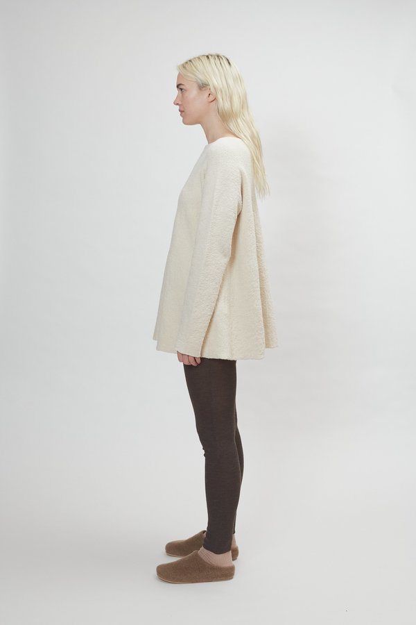 Lauren Manoogian Flare Pullover - Raw White Lauren Manoogian Flare Pullover - Raw White