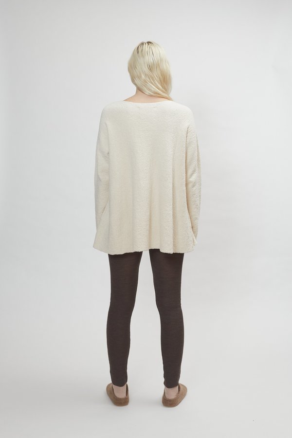 Lauren Manoogian Flare Pullover - Raw White Lauren Manoogian Flare Pullover - Raw White