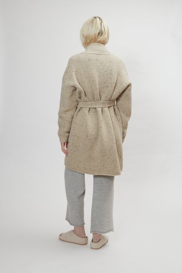 Lauren Manoogian Grandpa Cardigan - Ecru Tweed Lauren Manoogian Grandpa Cardigan - Ecru Tweed