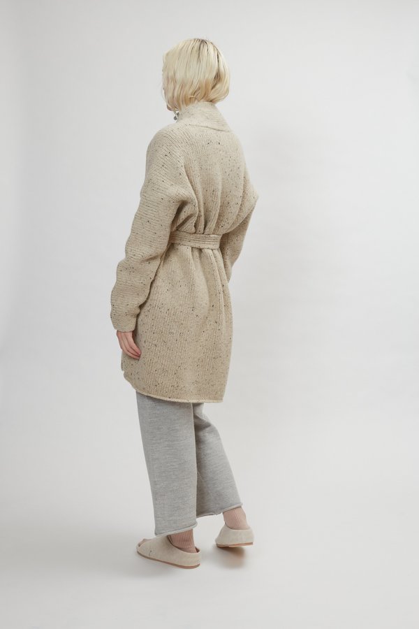 Lauren Manoogian Grandpa Cardigan - Ecru Tweed Lauren Manoogian Grandpa Cardigan - Ecru Tweed