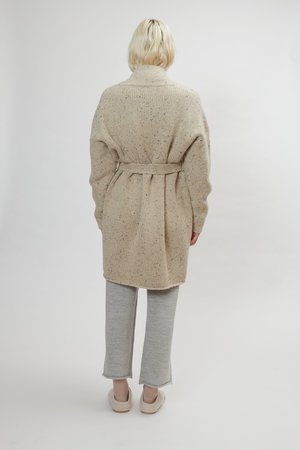 Lauren Manoogian Grandpa Cardigan - Ecru Tweed Lauren Manoogian Grandpa Cardigan - Ecru Tweed