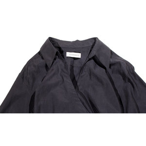 Sayaka Davis Wrap Shirt - Black Sayaka Davis Wrap Shirt - Black