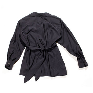 Sayaka Davis Wrap Shirt - Black Sayaka Davis Wrap Shirt - Black