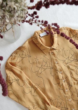 OhSevenDays Fiorenza long sleeve shirt - mustard OhSevenDays Fiorenza long sleeve shirt - mustard