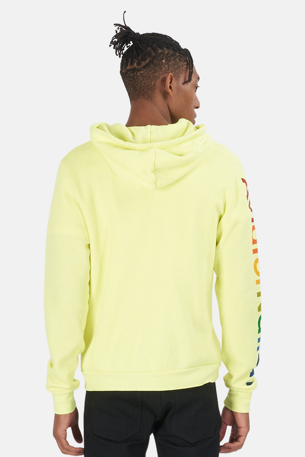 Aviator Nation Men's Zip Hoodie Sweater - Yellow Aviator Nation Men's Zip Hoodie Sweater - Yellow
