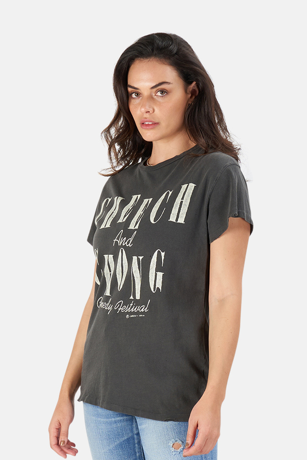 MadeWorn Rock Cheech & Chong Amsterdam T-Shirt - Black Pigment MadeWorn Rock Cheech & Chong Amsterdam T-Shirt - Black Pigment