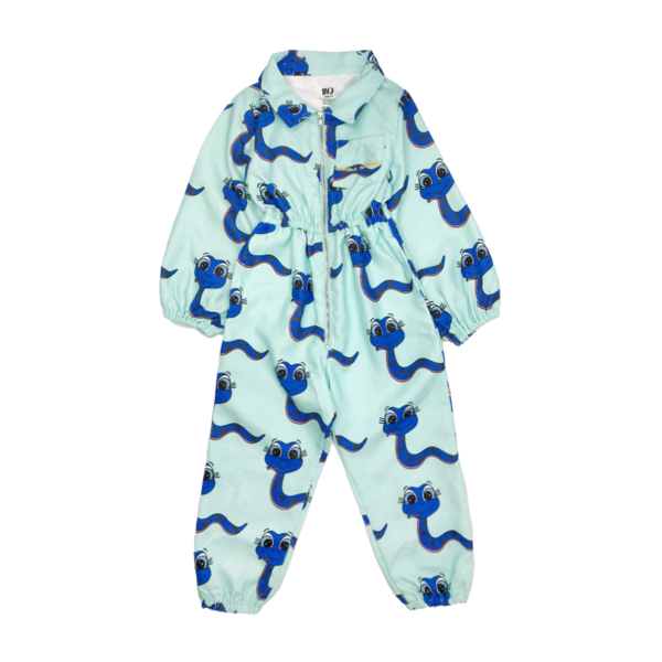 KIDS Banana Valentine Snakes Boiler Suit - blue KIDS Banana Valentine Snakes Boiler Suit - blue