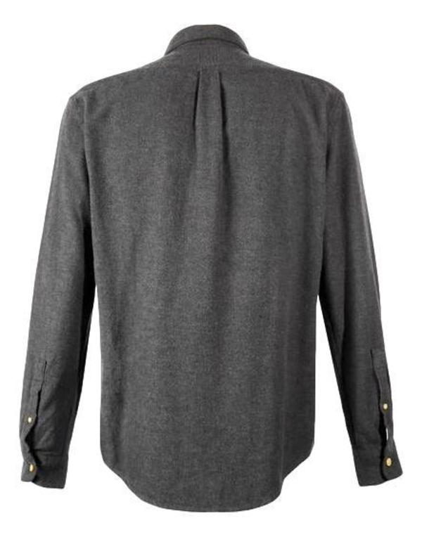 Portuguese Flannel Teca Shirt Button - Grey Portuguese Flannel Teca Shirt Button - Grey