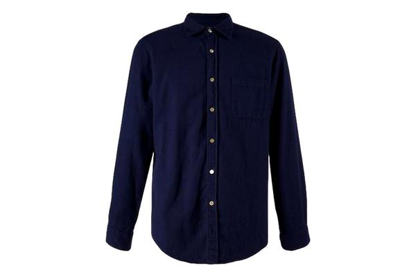 Portuguese Flannel Teca Shirt - Navy Portuguese Flannel Teca Shirt - Navy