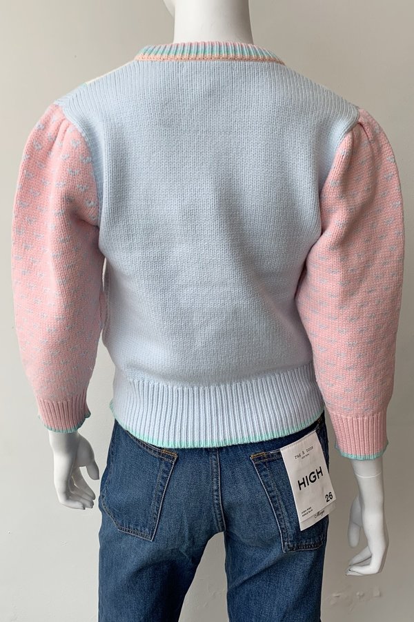LoveShackFancy Emani Crewneck Pullover Sweater - Fairy Forest Multi LoveShackFancy Emani Crewneck Pullover Sweater - Fairy Forest Multi