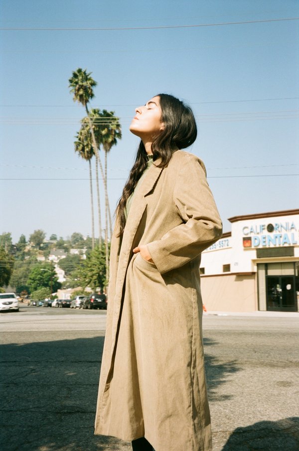 sample oyster lola coat - size 4 sample oyster lola coat - size 4