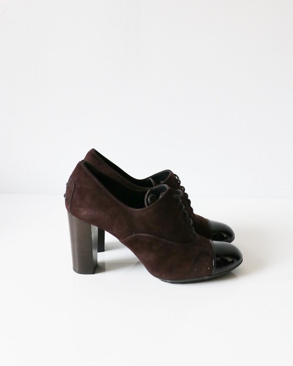Tod's Suede Oxford Pumps, Size 37 Tod's Suede Oxford Pumps, Size 37